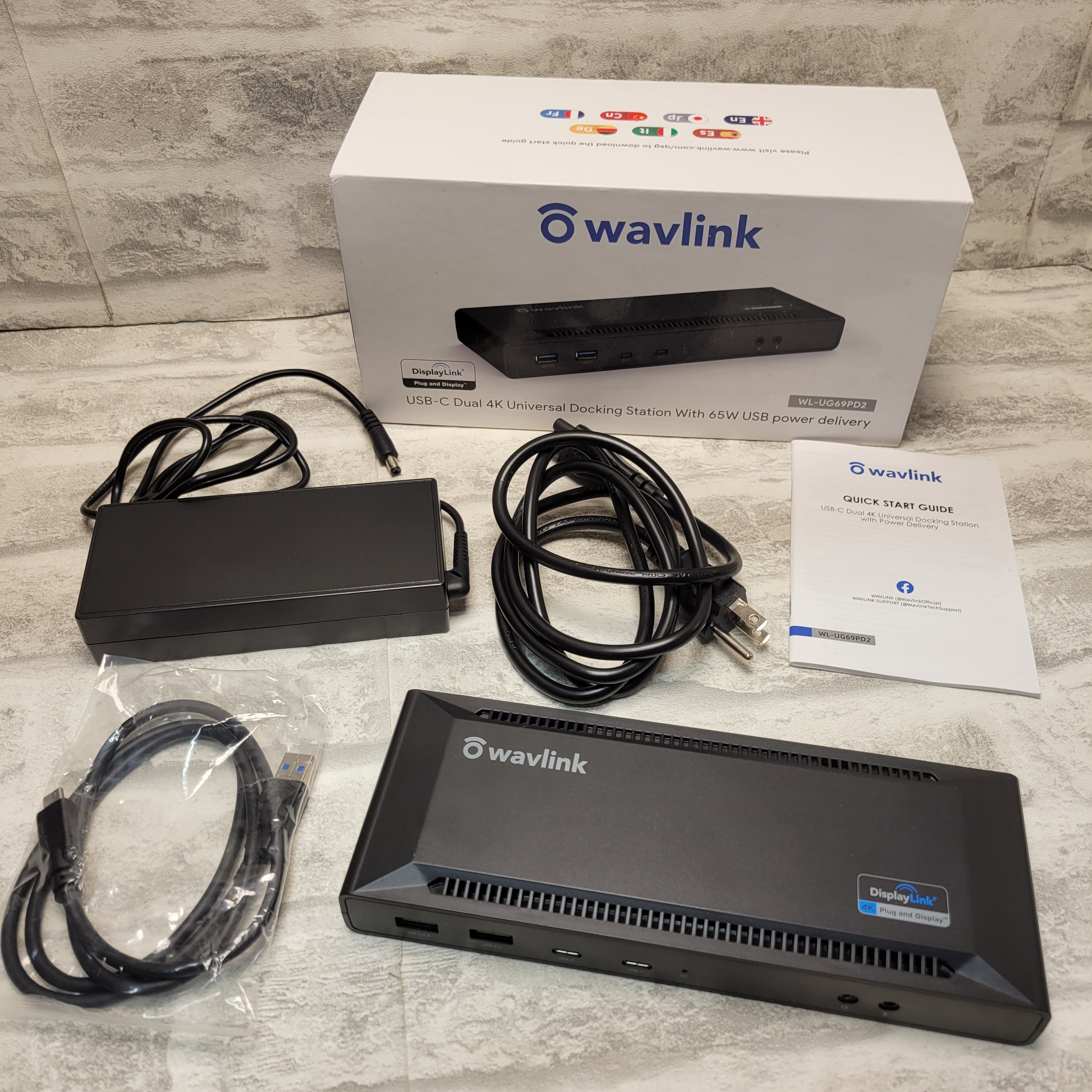 WAVLINK USB C Dual 4K HDMI&DP Universal Docking Station (7849709404398)